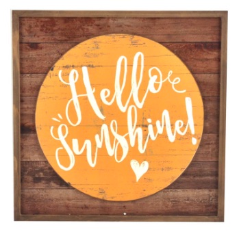 Wall Sign | Hello Sunshine